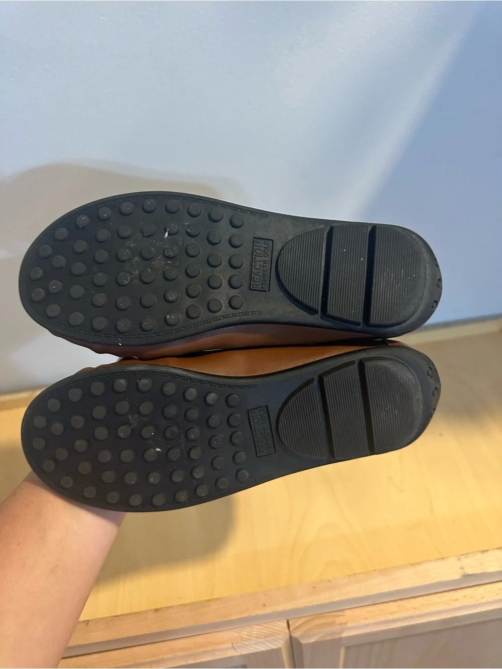Kenneth Cole Reaction Kids Brown Slip-On Moccasins